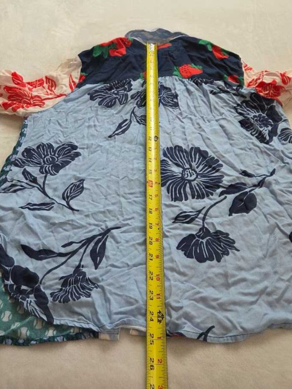M Maeve x Anthropologie Paz contrast button down shirt blouse red #3 - Picture 9 of 9